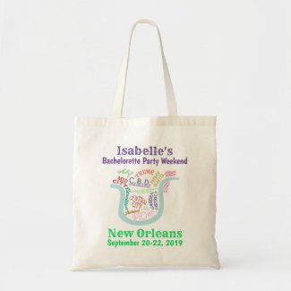 Bachelorette Party Favor New Orleans Girls Trip Tote Bag