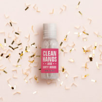 Bachelorette party funny hot pink hand sanitizer