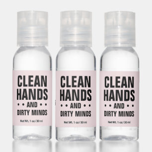 Bachelorette party funny pink hand sanitizer
