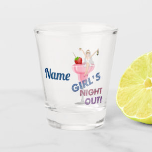 Bachelorette Party Girl's Night Out Shot Glass