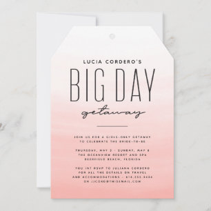 Bachelorette party girls weekend invitation