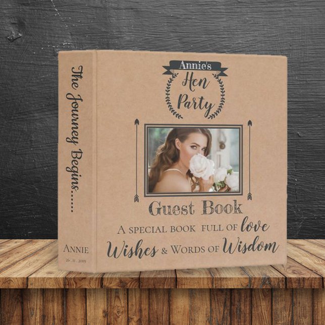 Bachelorette Party Goodbye Miss Hello Mrs Photo 3 Ring Binder (Creator Uploaded)