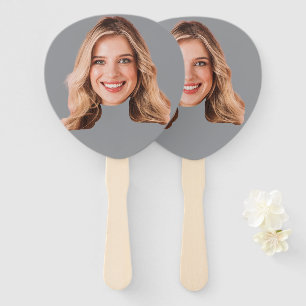 Bachelorette Party Hand Fan, Custom Face Fan