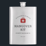 Bachelorette Party Hangover Kit Flask<br><div class="desc">Bachelorette Party Hangover Kit Favor Tote Bag | survival kit</div>