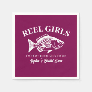 Bachelorette Party Hawaiian Fisherman Style Napkins