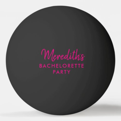 Bachelorette Party Hen Party Pong Ball w Hashtag