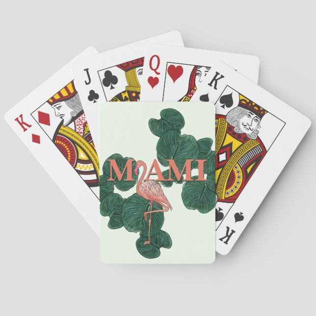bachelorette party in Miami Poker Cards (Back)