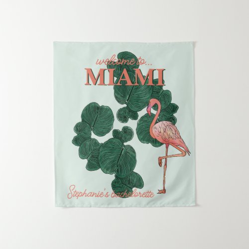 bachelorette party in Miami Tapestry