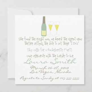 Bachelorette Party Invitation