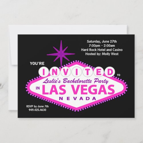 Bachelorette Party Invitation