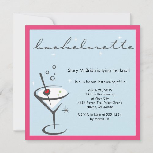 bachelorette party invitation
