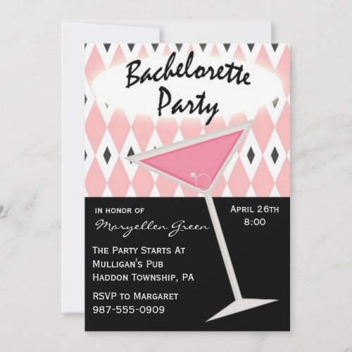 Bachelorette Party Invitation