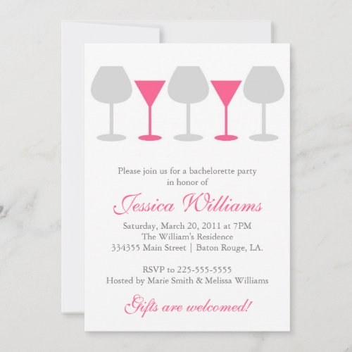 Bachelorette Party Invitation