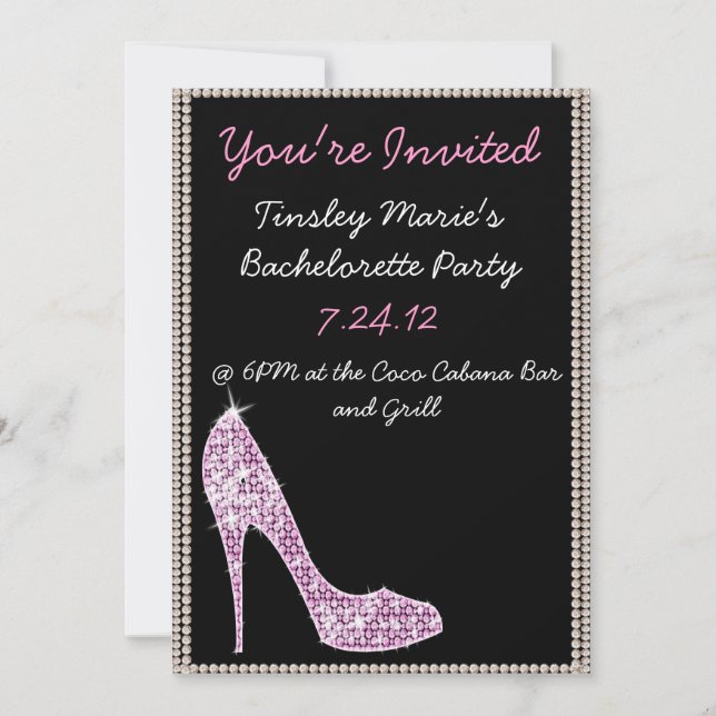Bachelorette Party Invitation (Front)