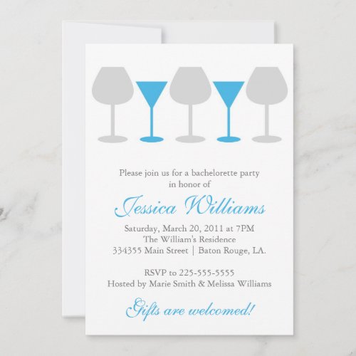 Bachelorette Party Invites