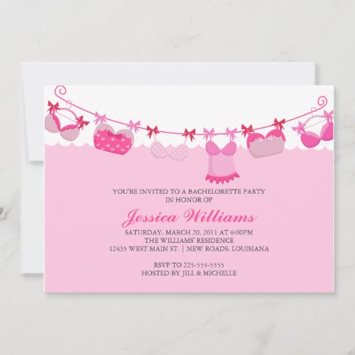 Bachelorette Party Invitations