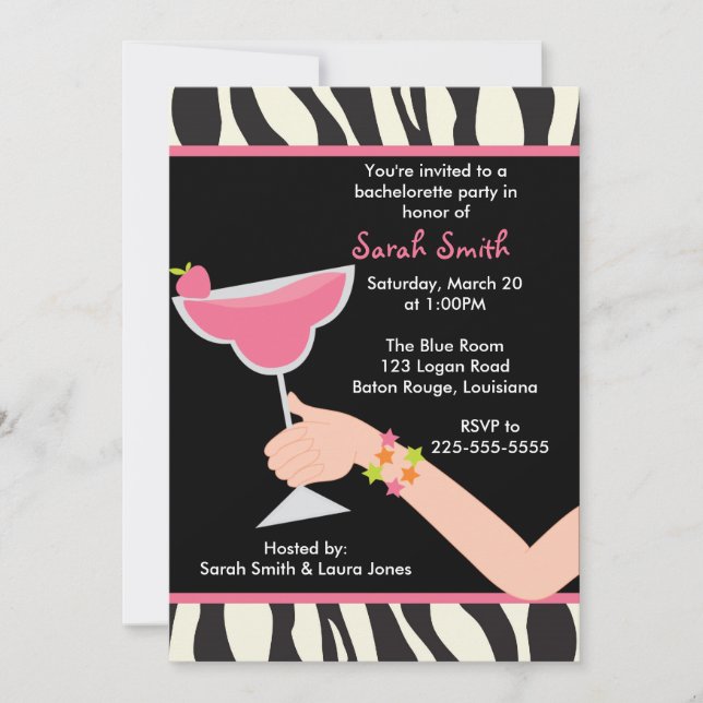 Bachelorette Party Invitation (Front)