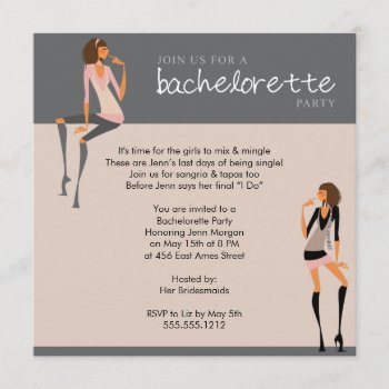 Bachelorette Party Invitation by simplysostylish at Zazzle