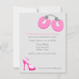 Bachelorette Party Invitation