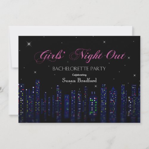 Bachelorette Party Invitation _ Girls Night Out