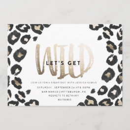 BACHELORETTE PARTY INVITATION // LEOPARD PRINT