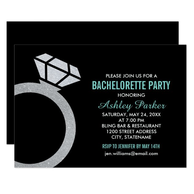 Bachelorette Party Invitation | Ring Design