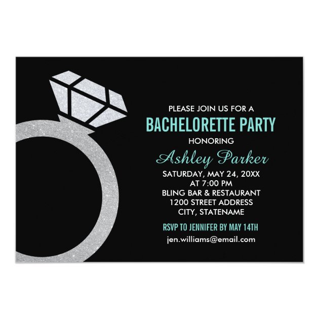 Bachelorette Party Invitation | Ring Design