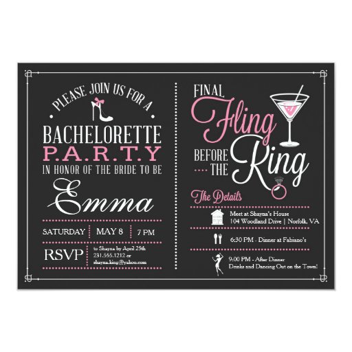 Unique Bachelorette Party Invitations 5