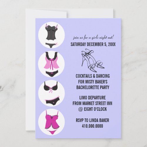 Bachelorette Party Invitations