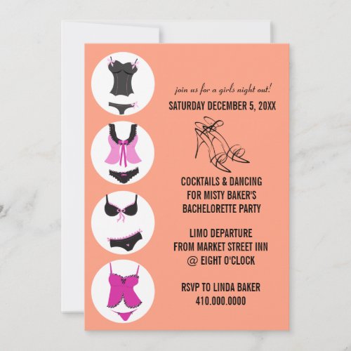 Bachelorette Party Invitations