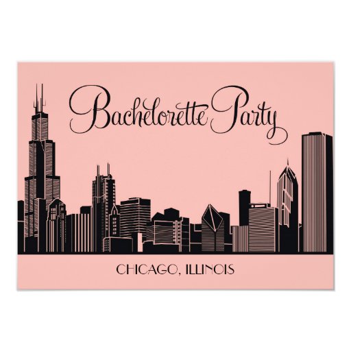 Chicago Skyline Invitations 1