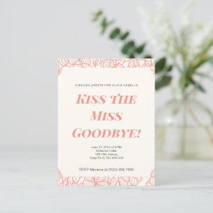 Bachelorette Party Invite,Bridal Shower Postcard