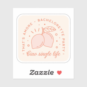 Bachelorette party Italian summer fruit aesthetic Sticker