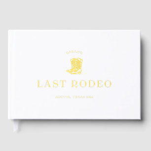 Bachelorette Party LAST RODEO Photo Guest Book