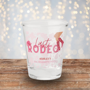 Bachelorette Party Last Rodeo Shot Glass