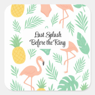 Bachelorette Party "Last Splash" Sticker