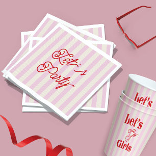 Bachelorette Party Let's Party Napkins