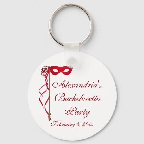 Bachelorette Party _ Masquerade Theme Keychain