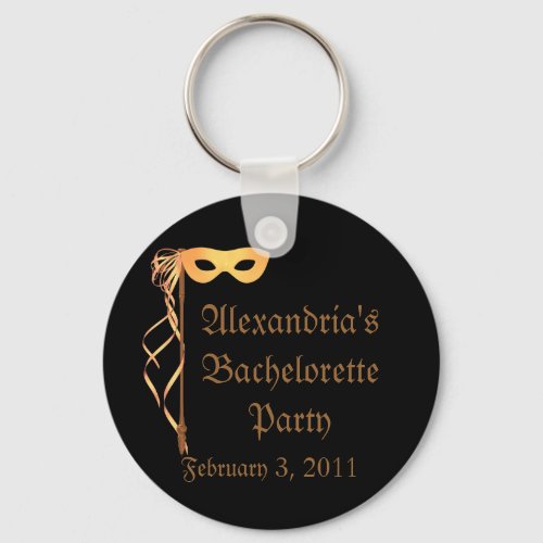 Bachelorette Party _ Masquerade Theme Keychain