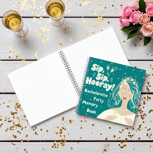 Bachelorette Party Memory Book | Spiral Notebook (Creator Uploaded)