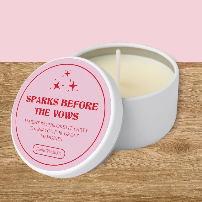 Bachelorette Party  Mini Candle Favors (Creator Uploaded)