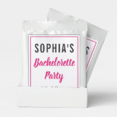 Bachelorette Party Modern Typography Wedding Margarita Drink Mix | Zazzle