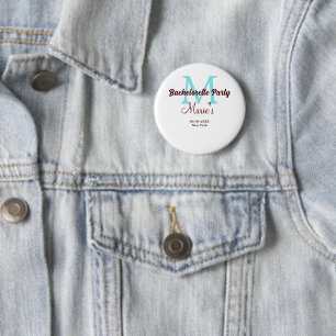 bachelorette party monogram add name date place si button