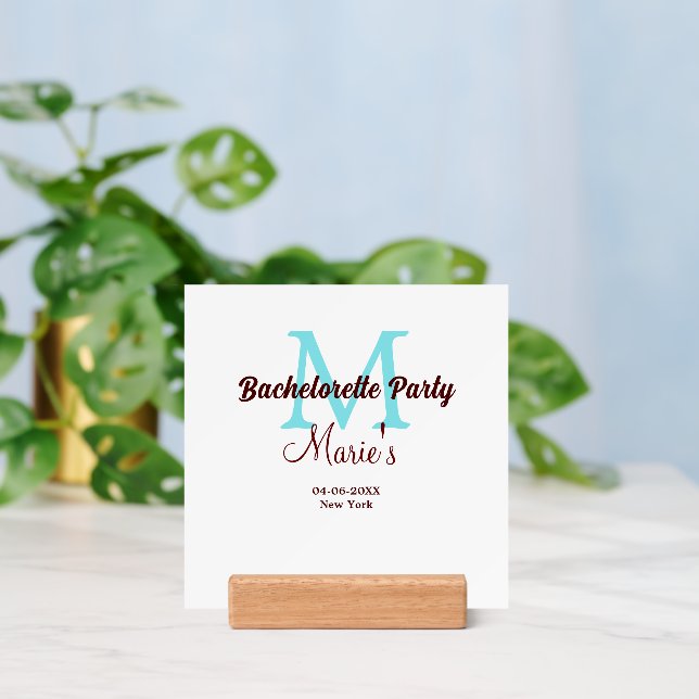 bachelorette party monogram add name date place si holder (Insitu 3 (Back))