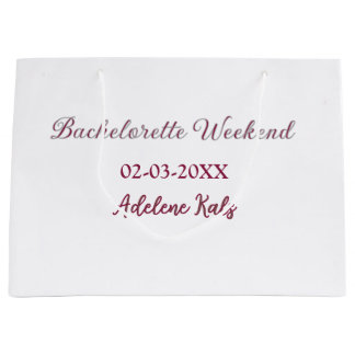 bachelorette party name maron date bridal shower s large gift bag