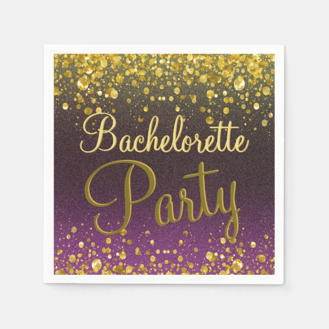 Bachelorette Party Napkins (Front)