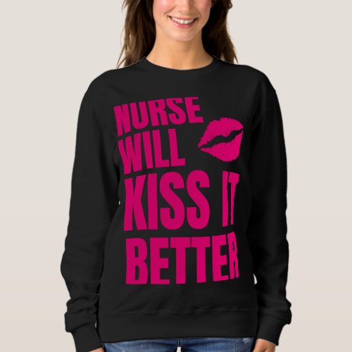 Bachelorette Party  Naughty Nurse Outfit girls wom Sweatshirt