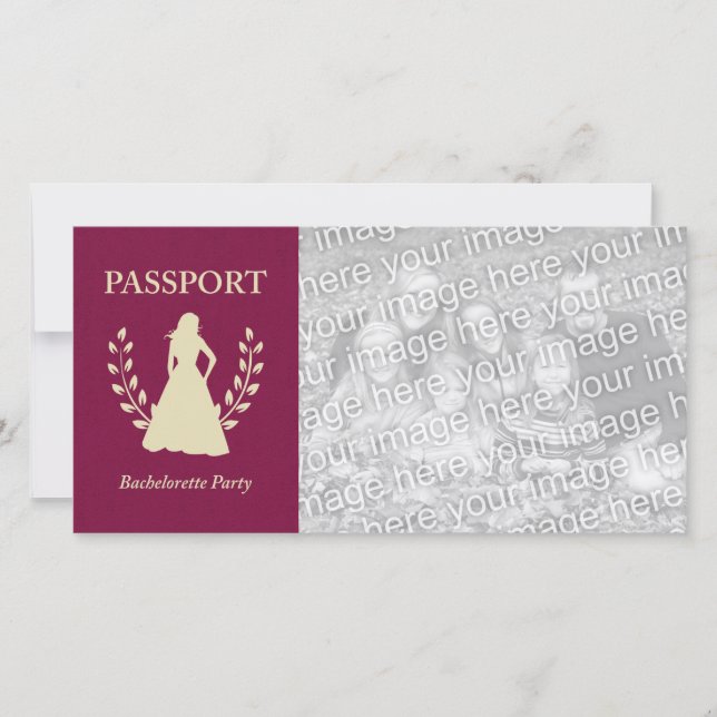 bachelorette party passport (Front)