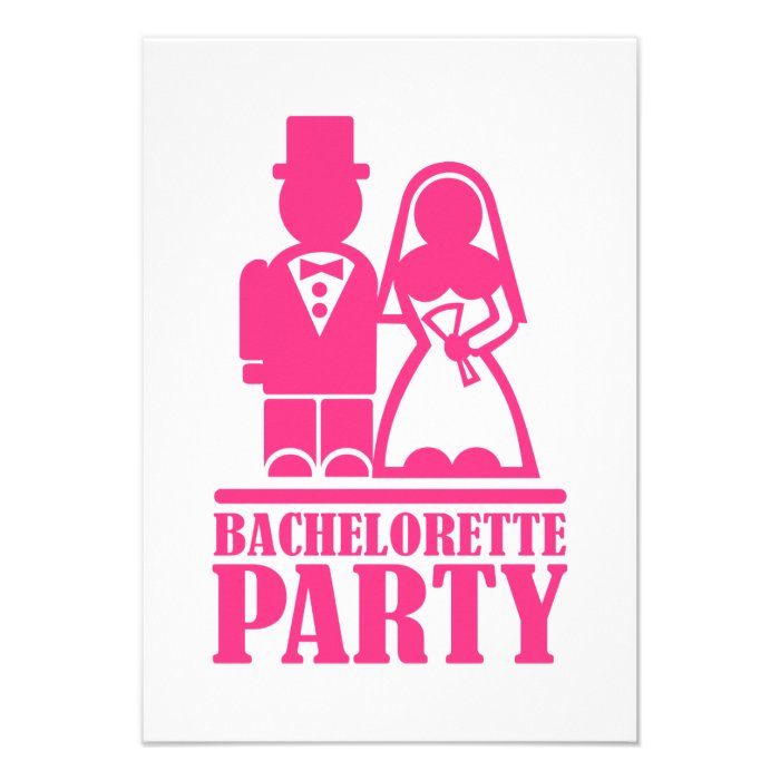 Bachelorette Party Personalized Invitations