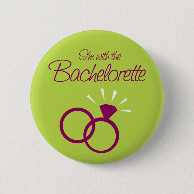 Bachelorette Party Pinback Button (Front)
